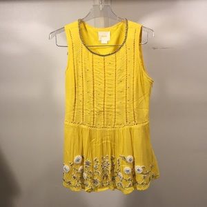 Anthropologie beaded top